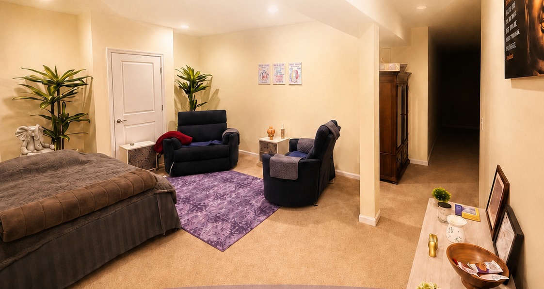 Kavita Chandane's healing space — where QHHT sessions are held